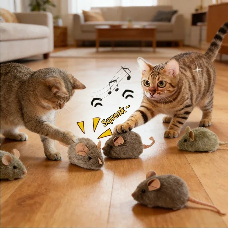 Topolino Giocattolo Interattivo Per Gatti